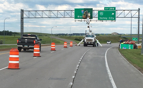 I-94 sign replacement