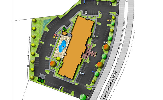 Home2 Suites site plan