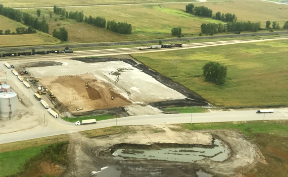 corn bunker addition